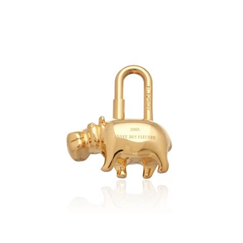 hermes hippo charm|Hermès Hippo Cadena Lock Charm .